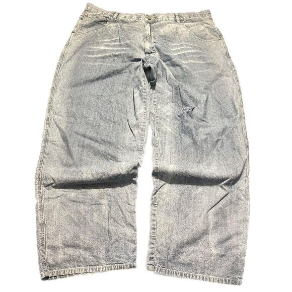 Pelle-Pelle Men's Blue SUPER Baggy Wide Leg Jeans - Picture 1 of 5